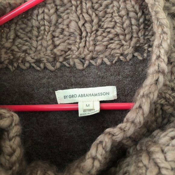 Gro Abrahamsson wool button up sweater from Anthropologie - Picture 6 of 9